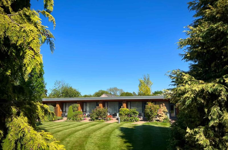 Kingsmills Hotel lawns looking towards the Garden Rooms