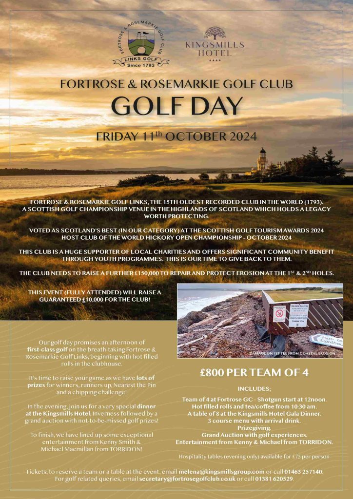 Fortrose & Rosemarkie Golf Day Poster