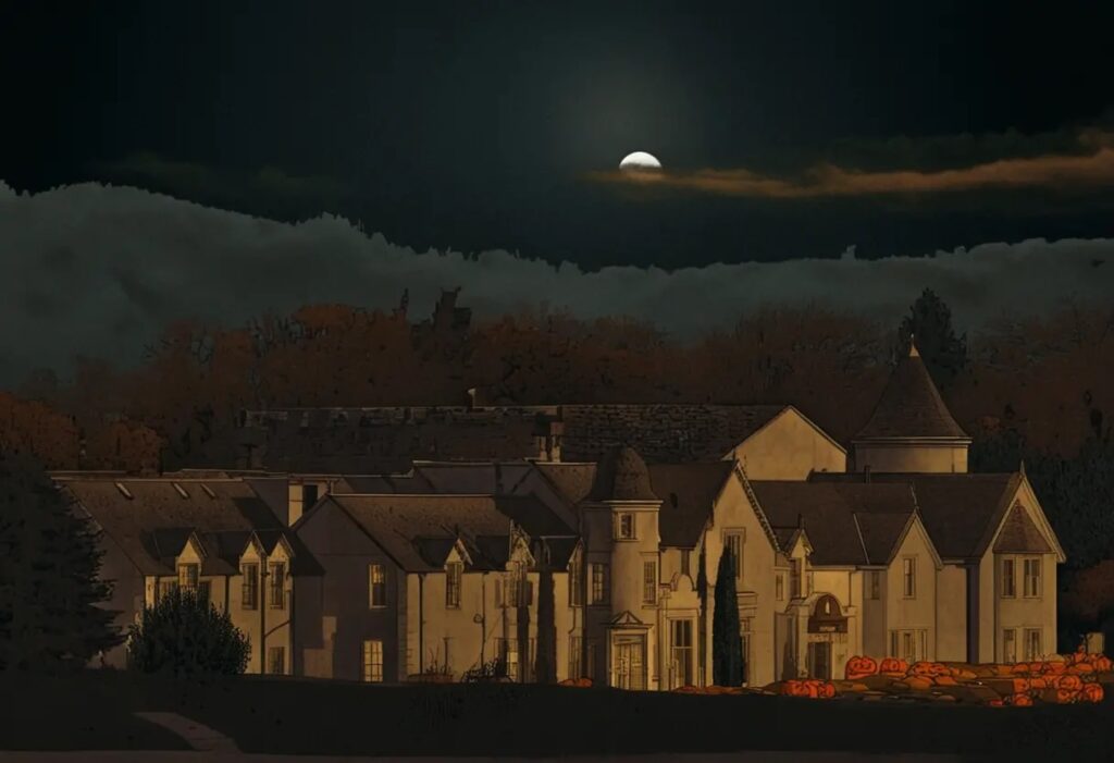 Kingsmills reimagined in a halloween scene using AI