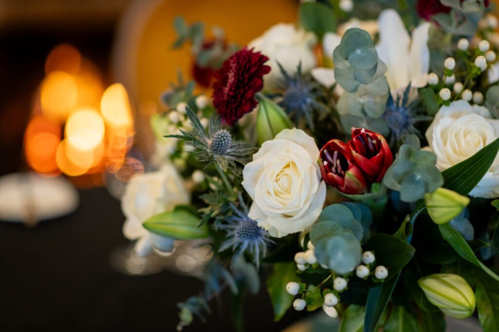 Flowers in the Adams Room