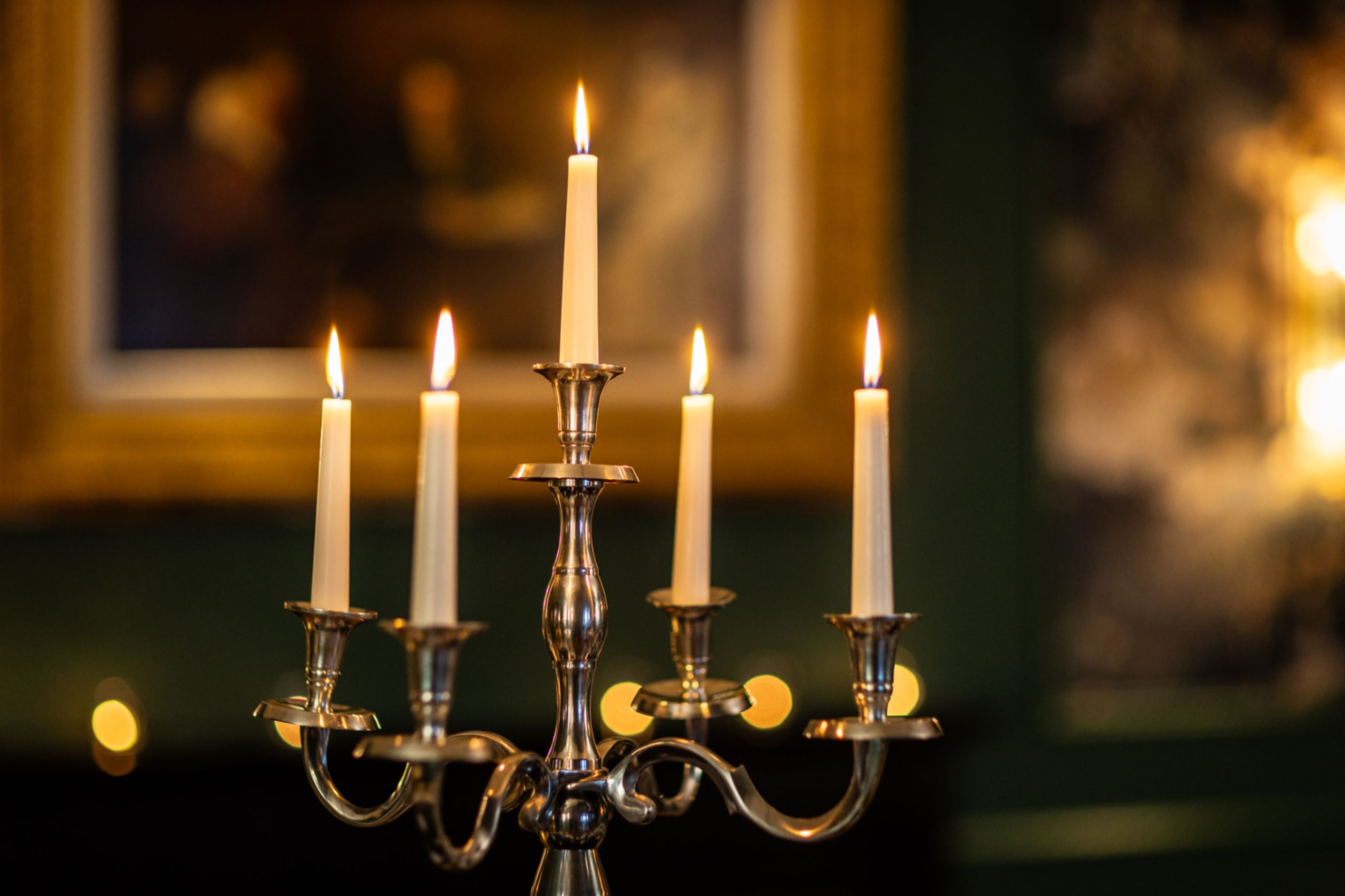 Candelabra in the Adams Room